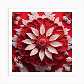 Paper Flower Art Print