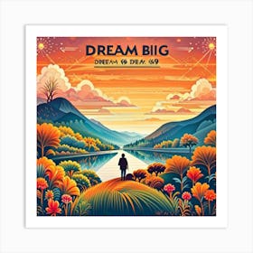 Dream Big 2 Art Print