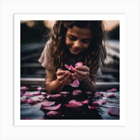 water petals Art Print