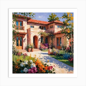 Sunny Day House Art Print