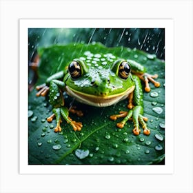 Smiling Frog Art Print