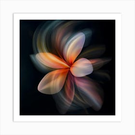 Abstract Flower 4 Art Print