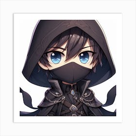 Chibi anime character Art Print