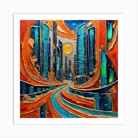 Cityscape Art Print