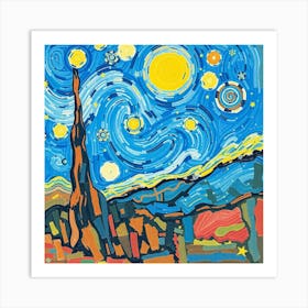 Starry Night 36 Art Print