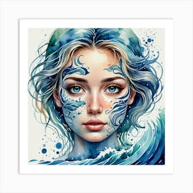 Mermaid 3 Art Print