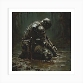 Oneeline42 A Strong Warrior Who Lost All His Grear Broken Arm 4b455475 Dbfc 4d93 B28a 5d2c566191f5 2 ١٠٥٢١٠ Art Print