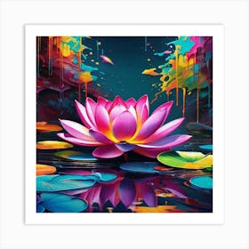 Lotus Flower 46 Art Print