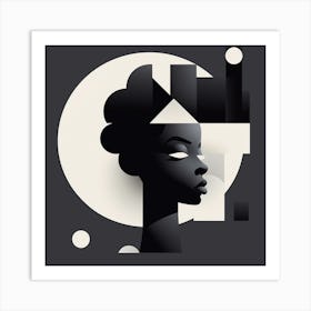 Portrait Of A Woman Art Print