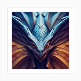 Dragon Head 3 Art Print