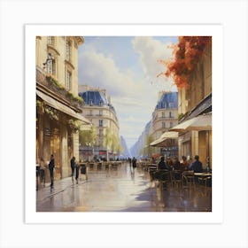 Paris Street.5 Art Print