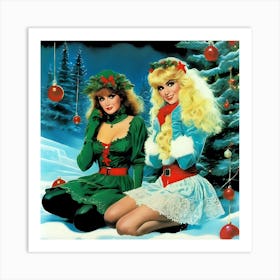 The 1984 Xmas Pin-up  Art Print