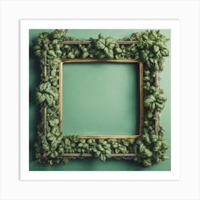 Green Frame 5 Art Print