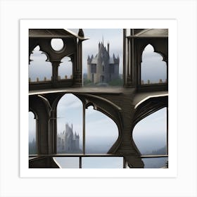 Castle Window Art Print