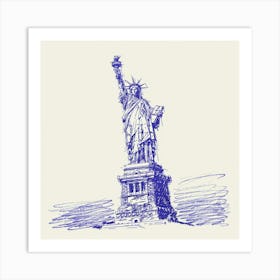 Statue Of Liberty 12 Art Print