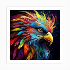 Eagle Impression Art Print