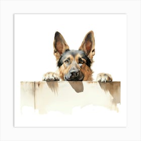 German Shepherd Dog 9 Art Print