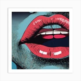 Sexy Lips Art Print