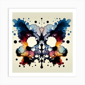 Inkblot Art Print