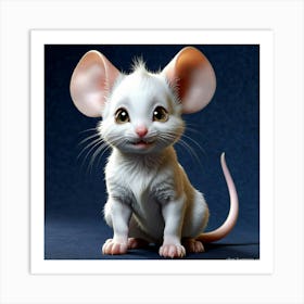 Cute Mouse 3 Art Print