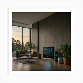 Modern Living Room 3 Art Print