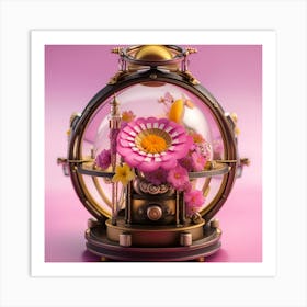 Clockwork Flower 2 Art Print