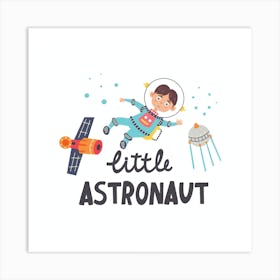 Little Astronaut Art Print