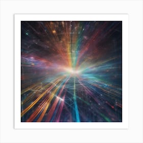 Abstract Space Background Art Print