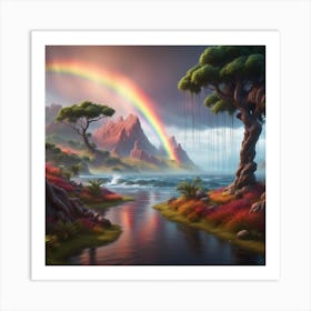 Rainbow In The Sky Art Print