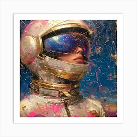 Space Girl Art Print