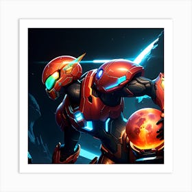 Armored Ascendance Art Print