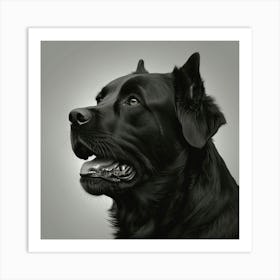 Black Labrador Retriever 1 Art Print