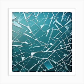 Broken Glass 7 Art Print