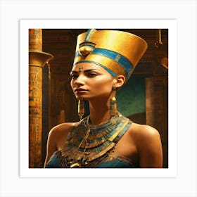 Egyptian Queen 4 Art Print