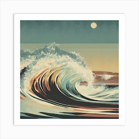 Wave Art Print Art Print