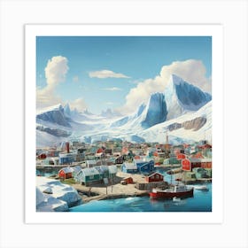 Arctic Village art print 3 Art Print