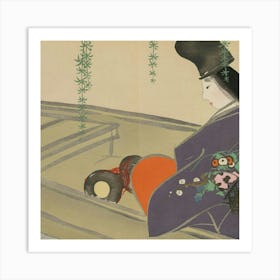 Japanese Artasazuma In Her Boat (Asazuma Bune) (1909 1910) Art Print