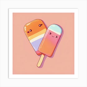 Lo Fi Popsicle Art Print