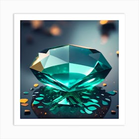 Emerald 2 Art Print