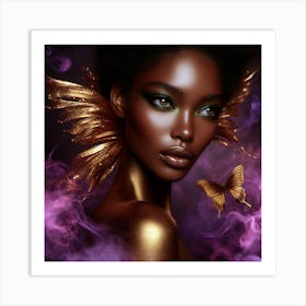 Black Butterfly 5 Art Print