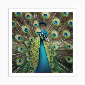 Peacock Art Print