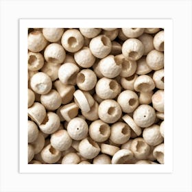 Mushroom Pods Art Print