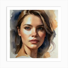 Portrait Of A Woman Art Print