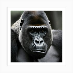 Gorilla Stock Videos & Royalty-Free Footage Art Print