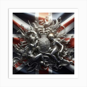 British Flag 3 Art Print