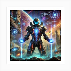 Rift Sentinel Drayka Defensive Expertise Art Print