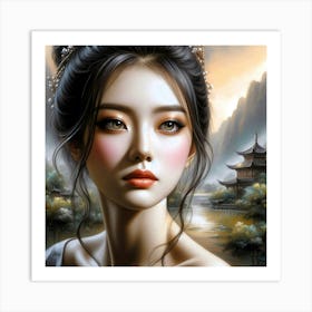 Exotic Beauty Artwork 201 Art Print