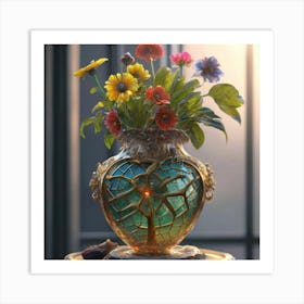 Vase Unique And Rare Decorative Antique 4 Art Print