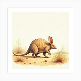 Armadillo 3 Art Print