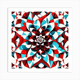 Abstract Flower 2 Art Print